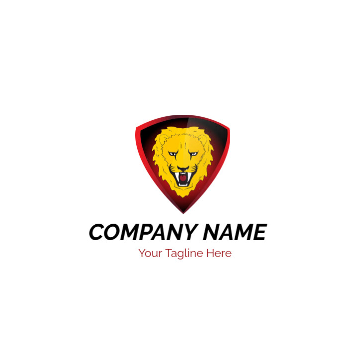 Lion Company Logo | Roaring Lion Logo Design template